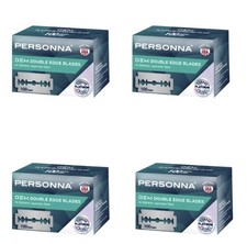 Personna GEM Double Edge Razor Blades  Hi- Stainless Japanese Steel 4Pack USA