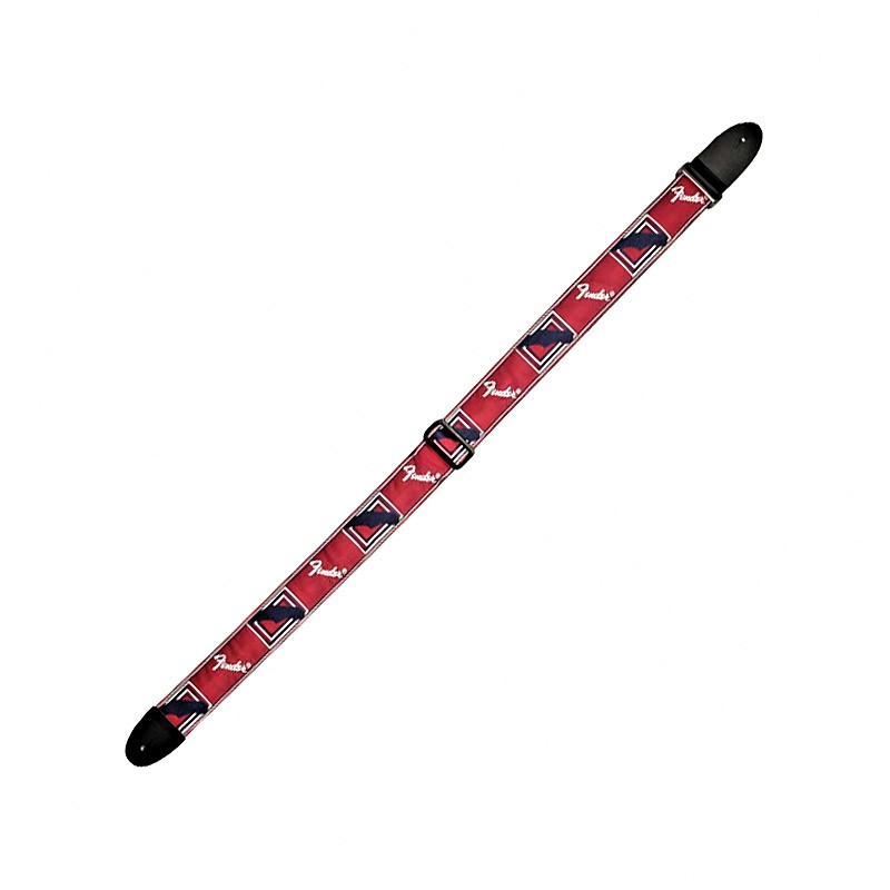 Fender 2 Inch Monogrammed Guitar Strap, Red,White,Blue (NEW)