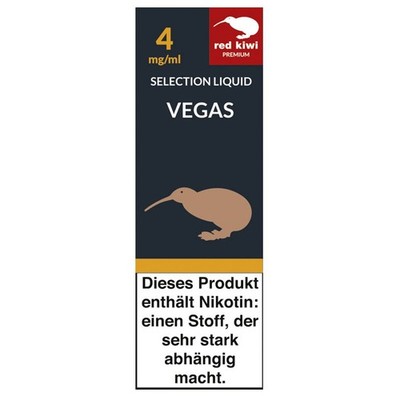 Red Kiwi Liquid Selection Vegas 4mg Nikotin 10ml