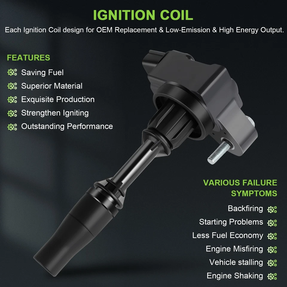 Bobina de encendido 4 para Chevrolet Impala 2014 2,4 L L4 Foto 4 de 4