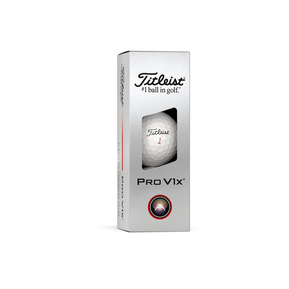 Titleist Pro V1x 3 Golfbälle Weiss