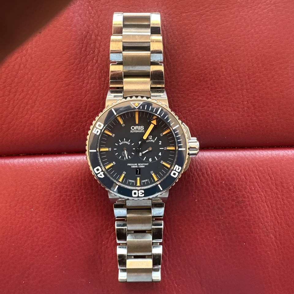 Reloj de buceo Oris Tubbataha edición limitada titanio 500m Foto 2 de 4