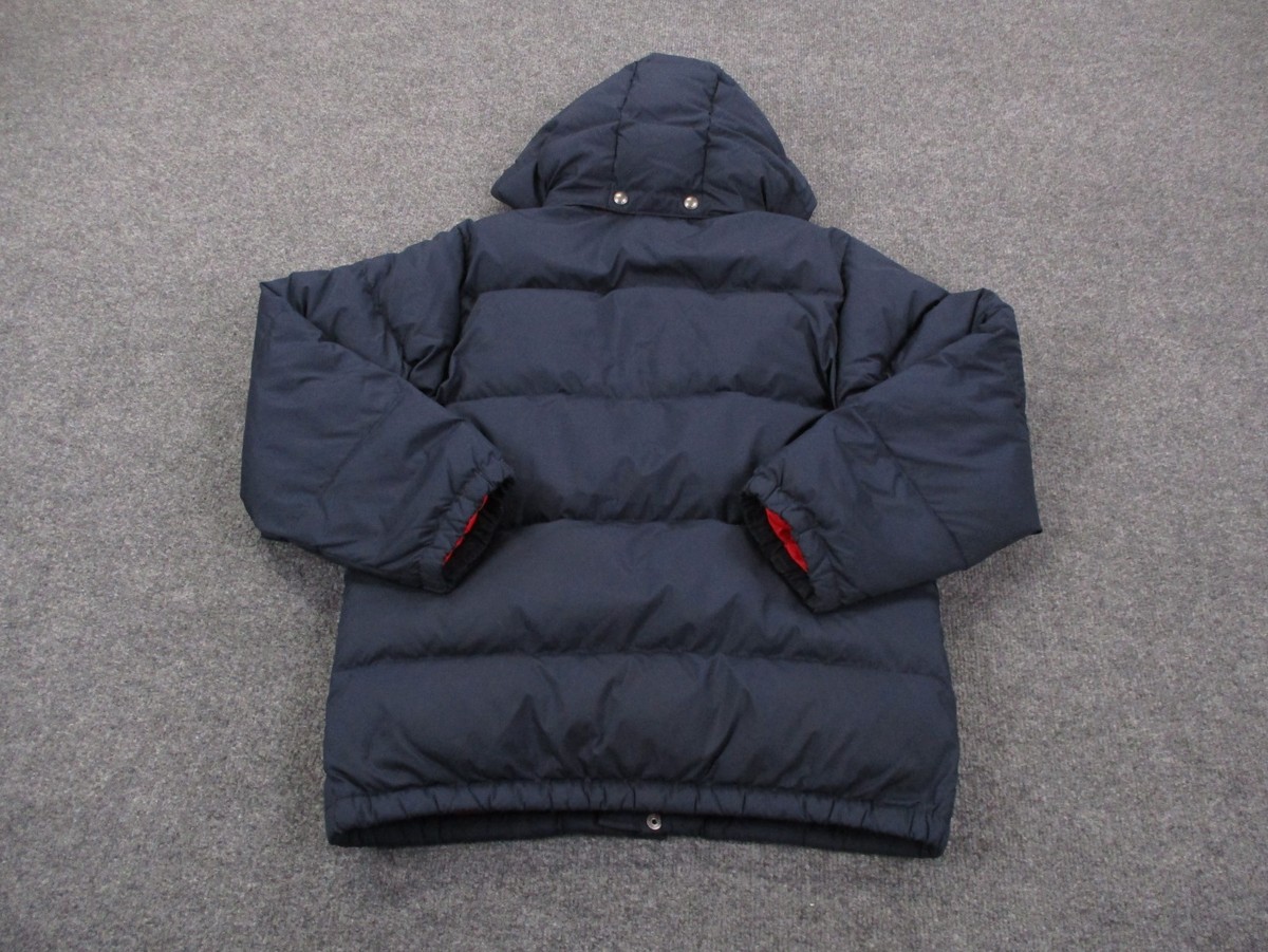 Polo Ralph Lauren Jacket Boy L 14 16 Blue Red Down Puffer Quilted