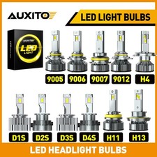 AUXITO 9005 9006 9007 9012 H4 H11 H13 LED Headlight Bulbs 6500K Hi Lo Beam Y19