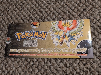 Pokemon Promo Nintendo Power NOA Envelope Gold Silver Rare NOS NFR Sealed GBC