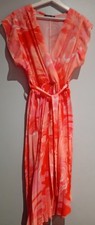 Boohoo Plus Size 22 Summer Dress, Pink Peach