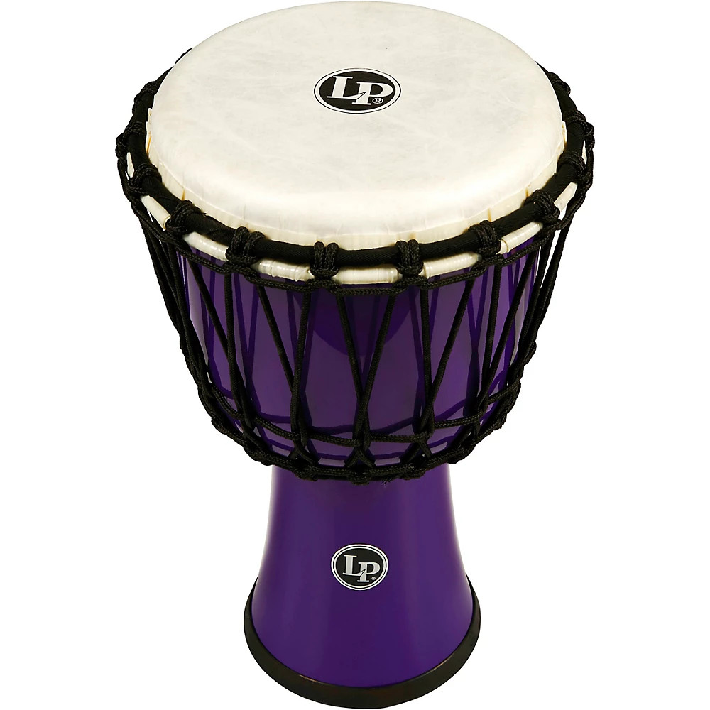 LP World Rope-Tuned Circle Djembe 7 in Purple 8790₽