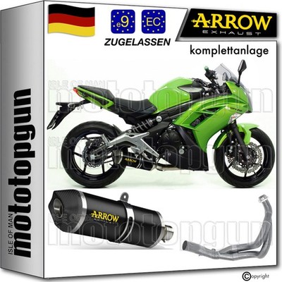 ARROW KOMPLETTANLAGE ABE KAT RACE-TECH SCHWARZ C KAWASAKI ER6F ER-6F 2013 13