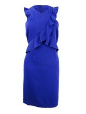 Trina Turk Women's Avebury Crisscross Ruffle Dress