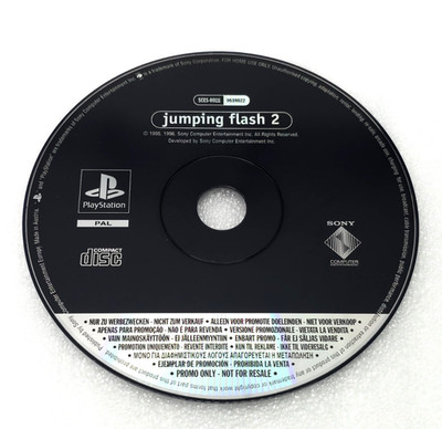 Jumping Flash 2 Ps1 Promo Spiel NFR Sony Playstation 1 Vollständiges Spiel  ...