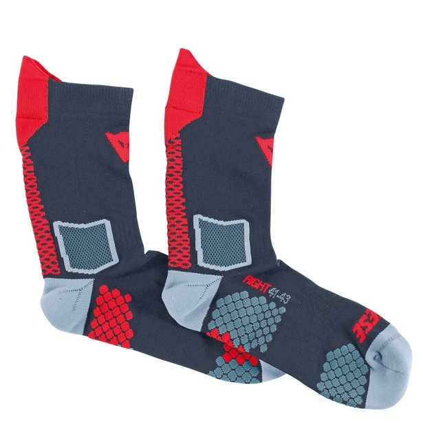 Dainese D-Core Black/Red Sports Touring Urban City Mid Sock S