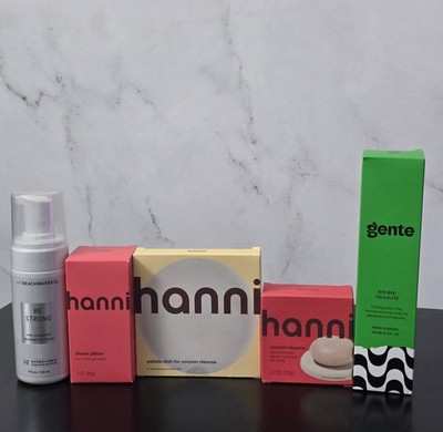 Hanni Cocoon Cleanse | Beachwaver Co | Gente Bye Bye Cellulite Skincare Lot