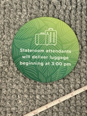 Royal Caribbean Cruises Luggage Delivery Magnet