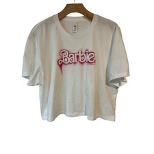Barbie Crop Top T Shirt Womens XL Official Pi...