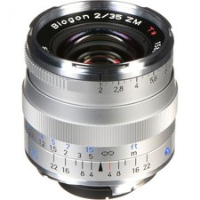 Zeiss 35 mm f2 Biogon T* ZM Leica obiettivo attacco M: argento