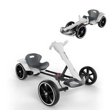 Electric Go Kart for Kids 3-6 yrs , Foldable 4-Wheel Go Kart W/390W 3.73MPH