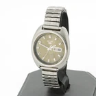 Vintage Seiko 5 Automatic 40mm 6.75in Stainless Steel Men's Wristwatch #WB5522-4