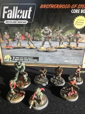 Fallout Wasteland Warfare,  Brotherhood of Steel Core Set, Fully Painted