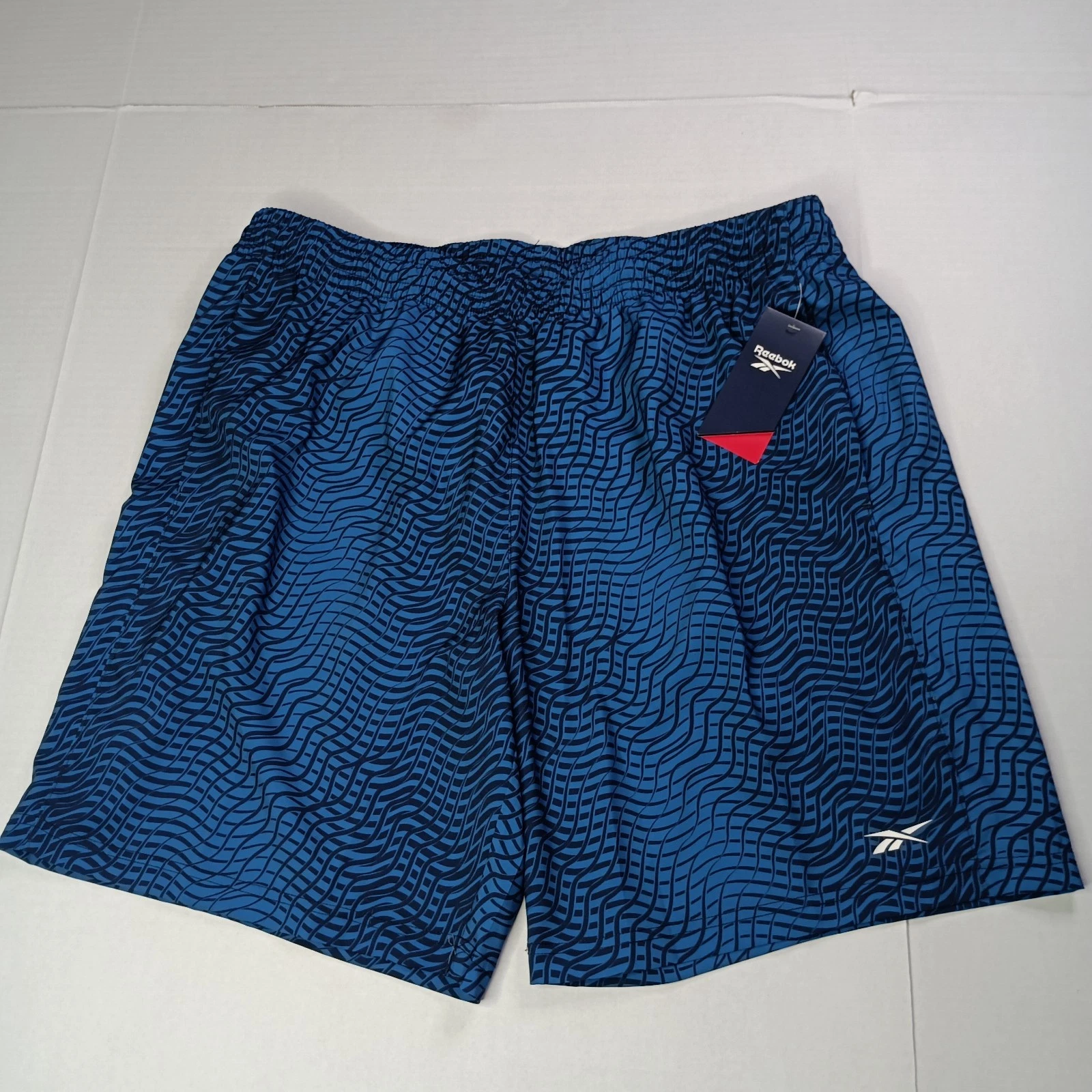 Reebok Men’s Everyday Woven Active Shorts Size XL XLarge Navy Blue 9" Inseam NWT