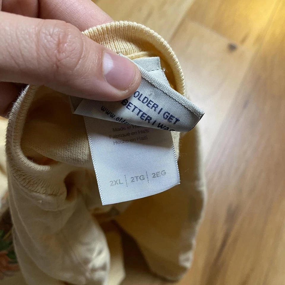 Camiseta Old Guys Rule Para Hombre Surf Gráfico Crema Talla 2Xl Legendaria Foto 4 de 4