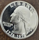 1776-1976 Silver Proof Washington Bicentennial