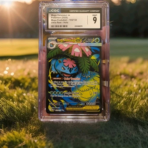 Mega Venusaur EX 155/132 Mega Evolution Full Art Card CGC 9!