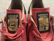 Adidas Stan Smith x Disney Captain Hook Peter Pan Red Gold Suede Men UK size 9.5