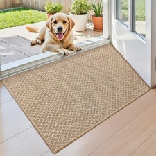 17"x30" Small Ultra Thin Indoor Door Mat Non Slip Rubber Backed Dirt Trapper ...