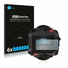 Garmin Virb 360 , 6x Transparent ULTRA Clear Screen Protector