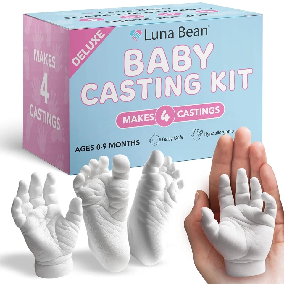 Easy DIY Baby Casting Kit - 4 Mold Hand and Foot Keepsakes for Every Parent - Image 3 of 4