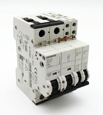 Siemens 5SY4206-7 5SY42 MCB C6 Circuit Breaker + 2x 5ST3010 AS -used-