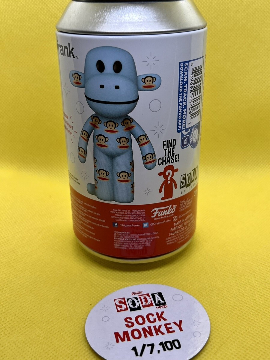 Funko Soda Sock Monkey Paul Frank Limited Edition Common 1 Funko Soda Sock Monkey Paul Frank Limited Edition Common 1