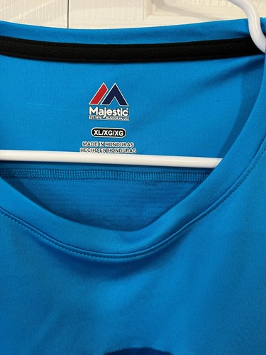 Vintage Majestic Carolina Panthers Performance Shirt Adult XL Gently Used - Picture 2 of 2