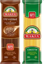 Makfa Pasta 3 PACKх500g Buckwheat Spaghetti  Спагетти Макароны