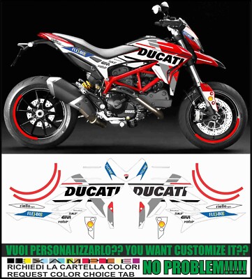 Hypermotard 821 939 GP 18 Tribute Kit Kompatible Aufkleber