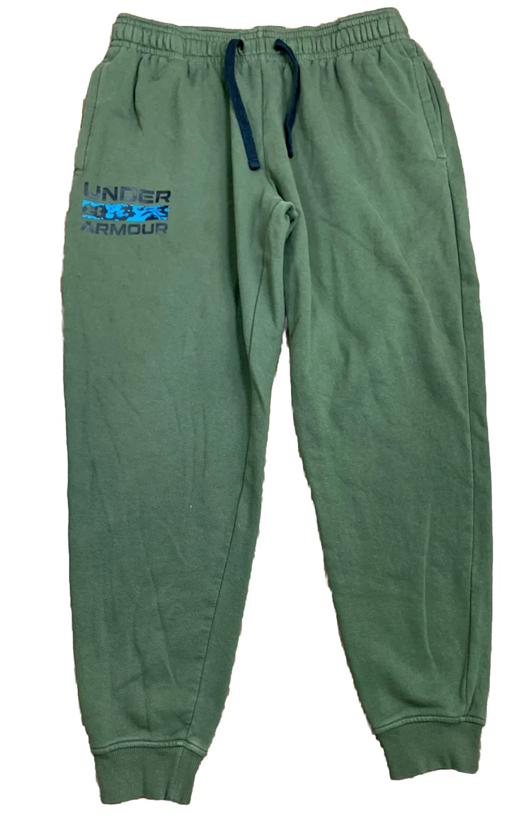 Green under hotsell armour sweatpants