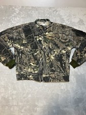 Mossy Oak Made In USA Camo Zip Up Jacket Camo Size Kids Large