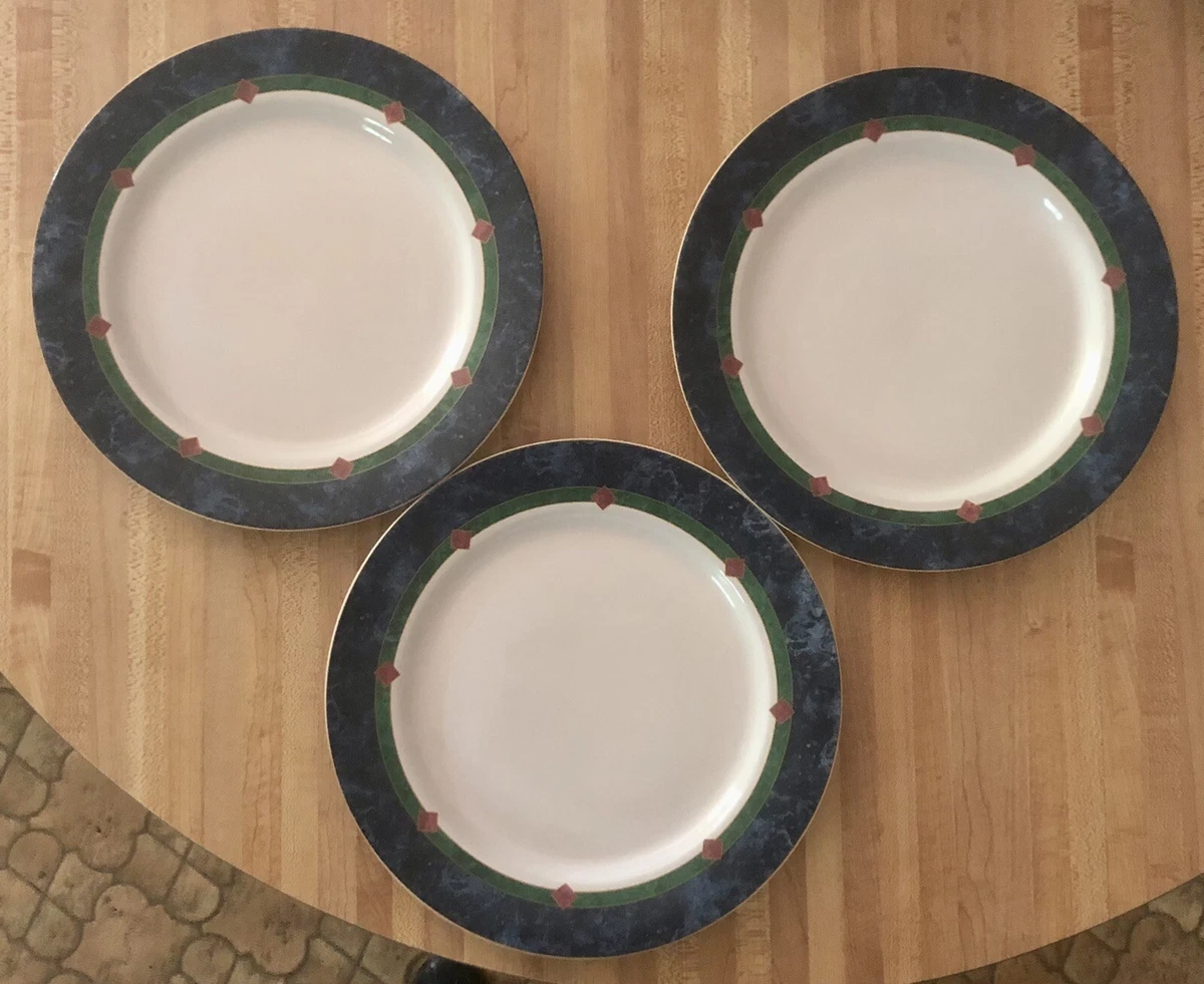 Pfaltzgraff AMALFI CLASSIC Set of 3 DINNER PLATES 10 5 8 EUC