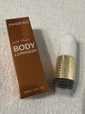 PHOERA Just Glow! Face & Body Luminizer Glistening Bronze & Brush 30mL/1.0 oz