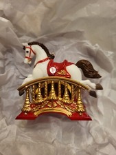 2015 Hallmark  Ornament - Santa Certified - Rocking Horse -artist Ken Crow
