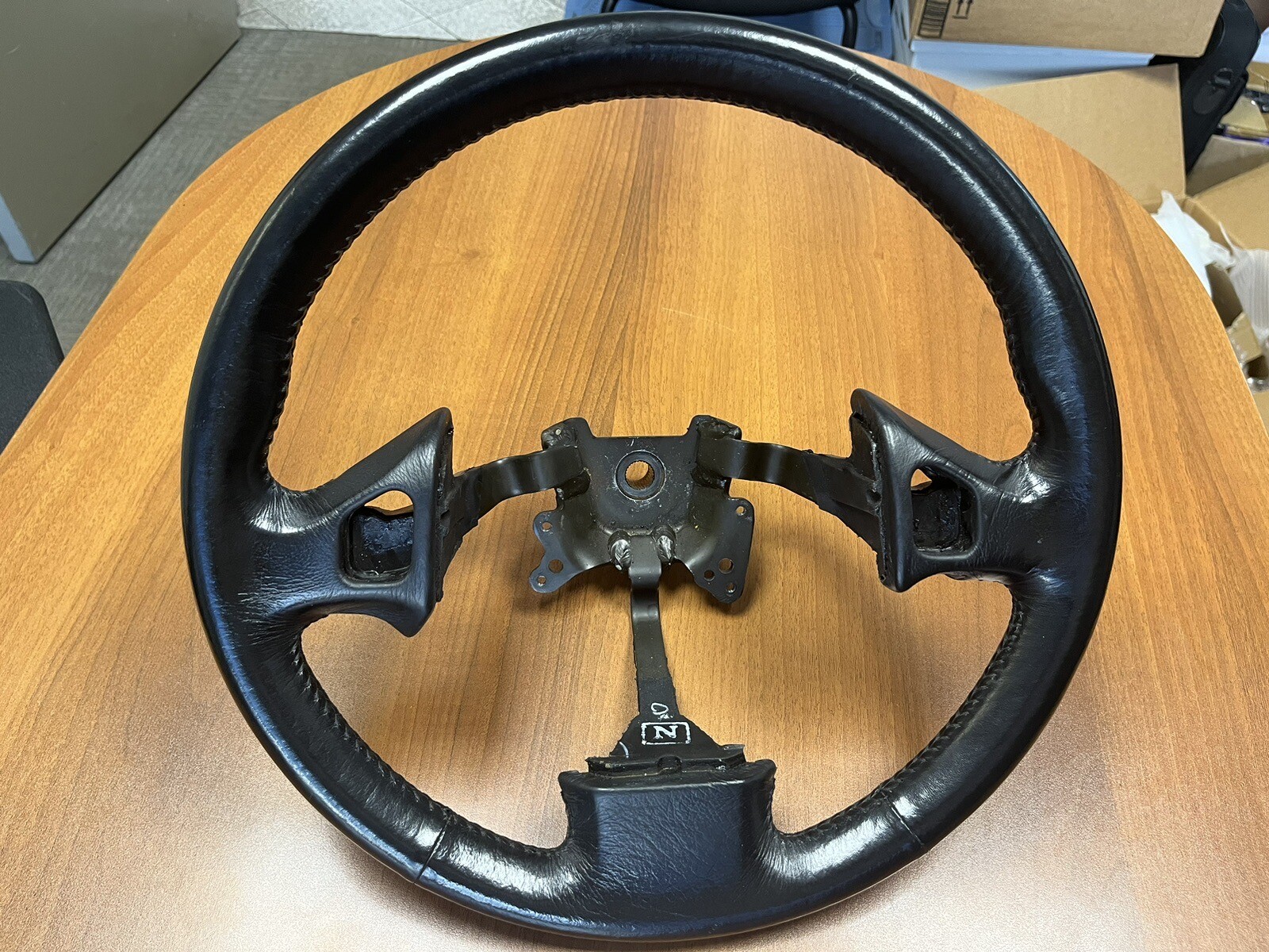 JDM OEM 90-05 HONDA ACURA NSX Steering Wheel NA1 NA2 Black Leather