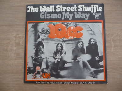 ''7''10 CC-THE WALL STREET SHUFFLE!PROMO-SINGLE GERMANY!