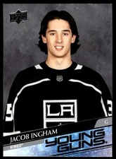 2020-21 Upper Deck Young Guns Jacob Ingham Rookie Los Angeles Kings #706 R17