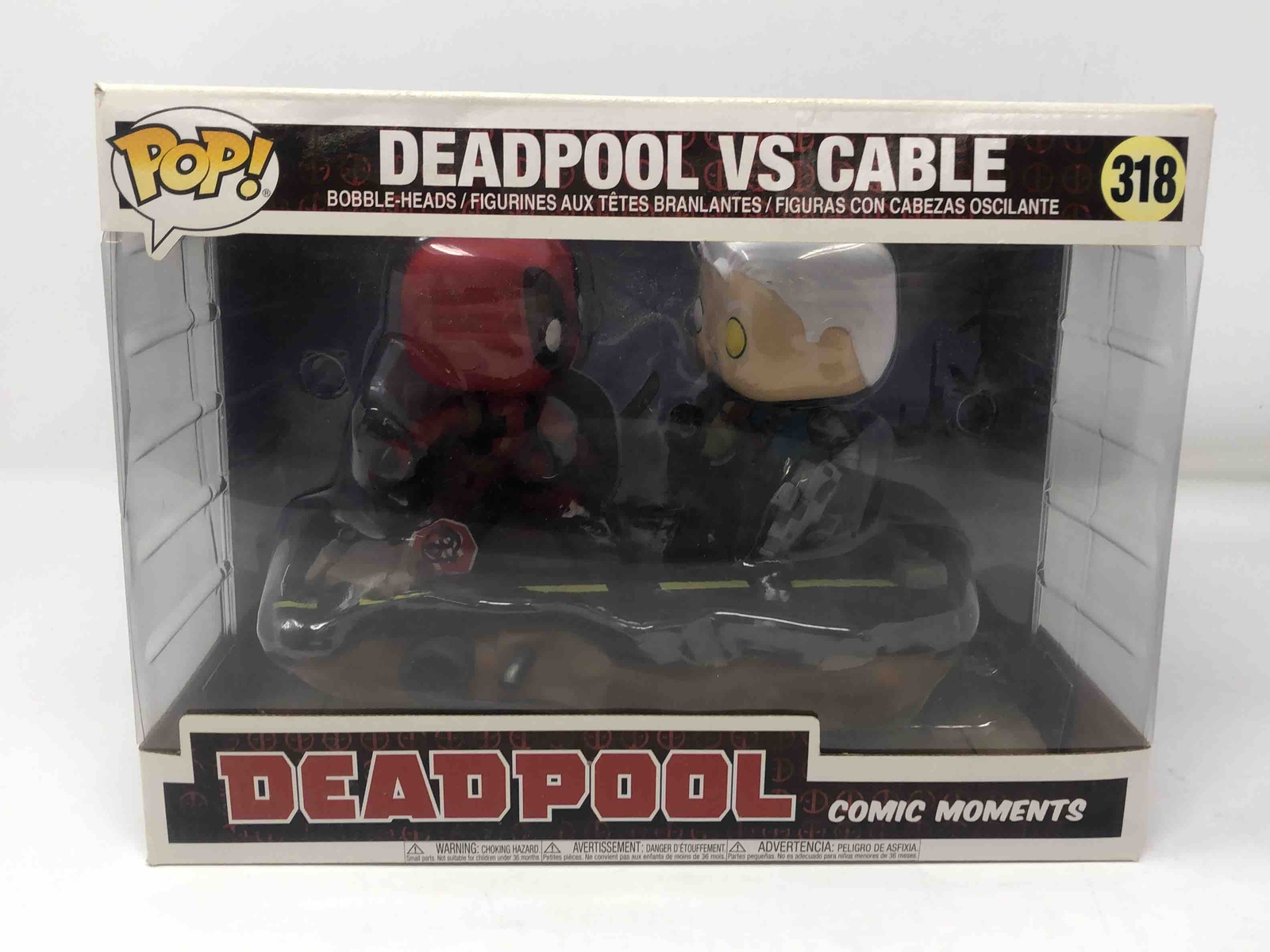 Sale Funko Pop! Marvel Deadpool Vs Cable #318 Vinyl Figure Damaged