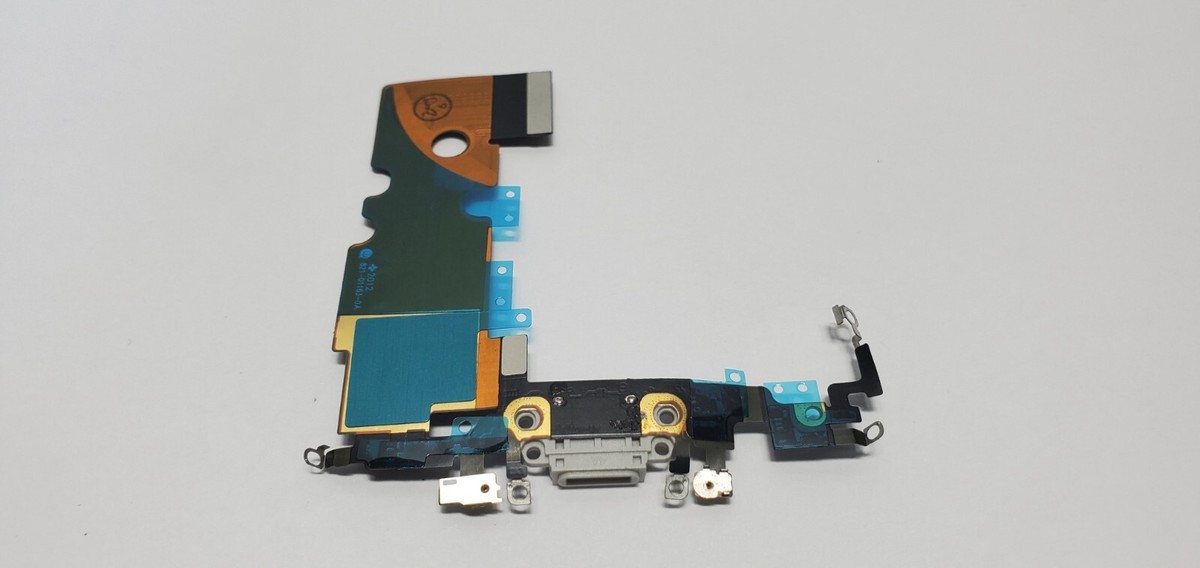 OEM Apple iPhone 8 Genuine Charging Port Flex Cable White 821