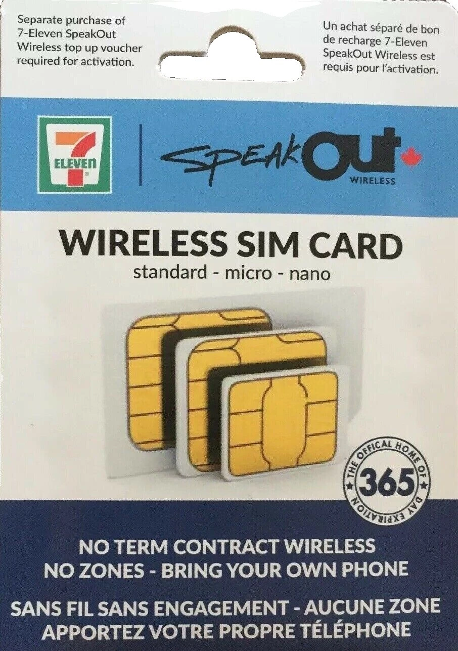 Canada 1 & 1 SIM Cards