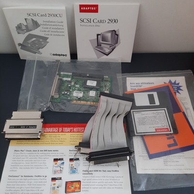 Carte SCSI Adaptec 2930 – Vintage – Windows 95/98/XP – Neuf – Pour PC Retrogaming