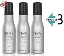 3 X Kenra Curl Glaze Mousse #13 6.75 oz  - "Pack of 3" NEW