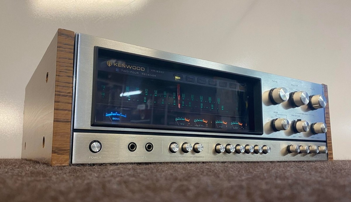 Vintage Kenwood KR-8340 Two-four Stereo Receiver. Serviced! | eBay