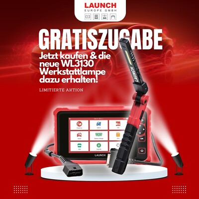 Aktion: LAUNCH CRP359 OBD2-Diagnosegerät   Steuergerät-Tester + gratis Lampe